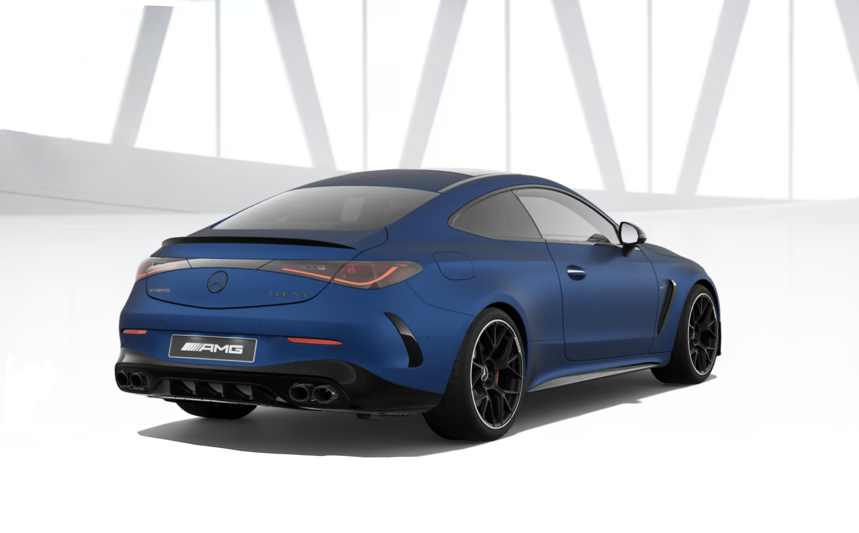 MERCEDES CLE COUPÉ 53 AMG 4MATIC | SKLADEM | ČESKÉ PŘEDVÁDĚCÍ AUTO | benzínové sportovní kupé | modrá matná magno spectral | černá kůže | AMG Performance sedačky | maximální výbava | nákup online | AUTOiBUY.com